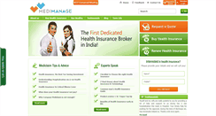 Desktop Screenshot of medimanage.com