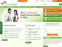 Tablet Screenshot of medimanage.com